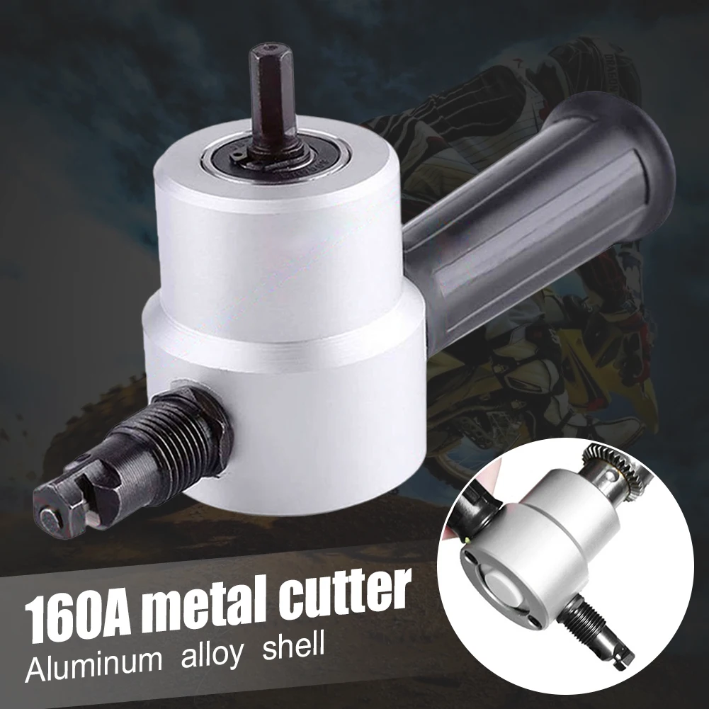 

Drill Attachment Metal Cutting Double Head Sheet Nibbler Saw Cutter Tool Free Cutting Tool Double Headed Nibbler Sheet Metal Cut