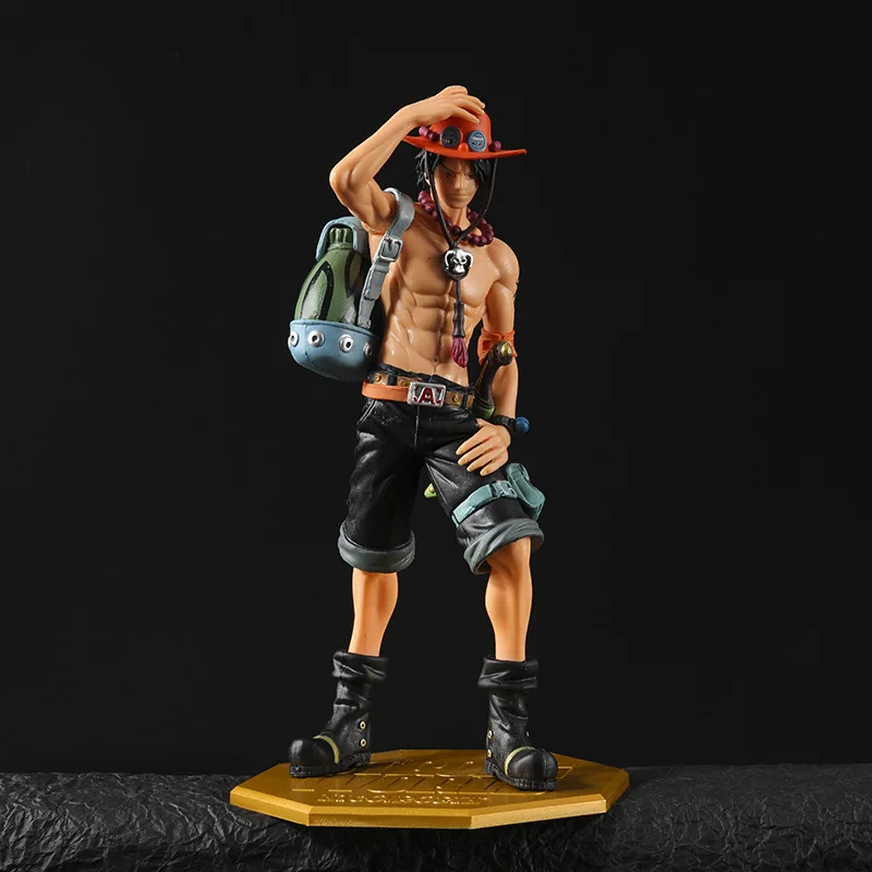 

22cm One Piece Anime Figure Statue Portgas D Ace Action Figure Pvc Model Collectible Figurines Toys For Children Gifts