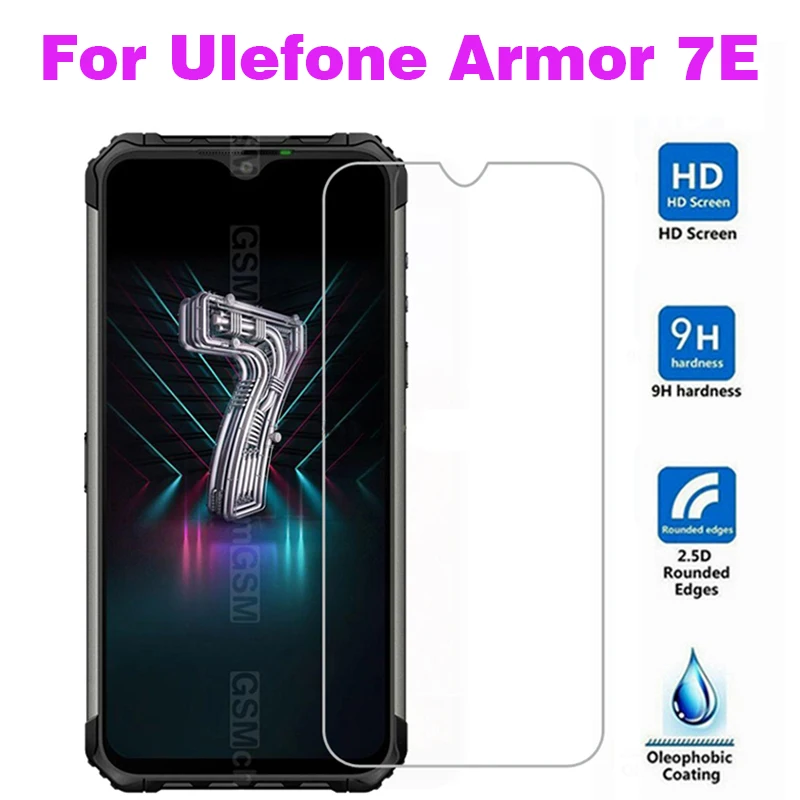 

Закаленное стекло для ulefone armor 7e 9h, защитная пленка, Взрывозащищенная защита экрана, Защитная пленка для ulefone armor 7 e 6,3