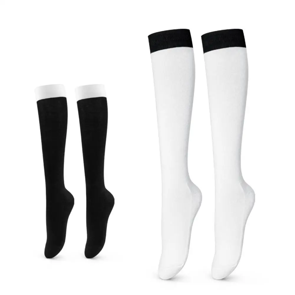 

33cm Golf Women Knee High Socks Girl Thickened Sweat Absorption Breathable Stretch Socks For Outdoor Sports Fitness Cotton Socks