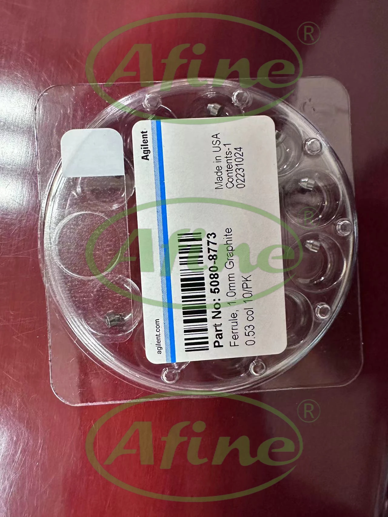 AFINE Agilent 5080-8773 Филер графит внутренний диаметр 1 мм для капиллярных колонн