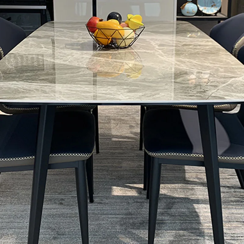 Расслабляющий обеденный стол в скандинавском стиле Прямоугольный дизайн