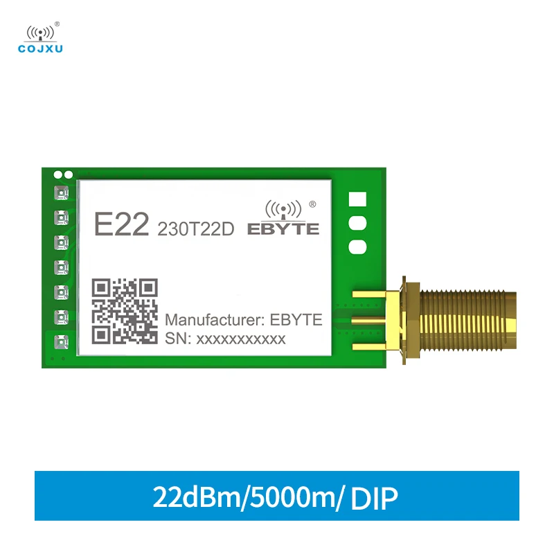 SX1262 LoRa беспроводной модуль COJXU E22-230T22D/E22-230T30D низкое энергопотребление на большие расстояния 220-236 МГц