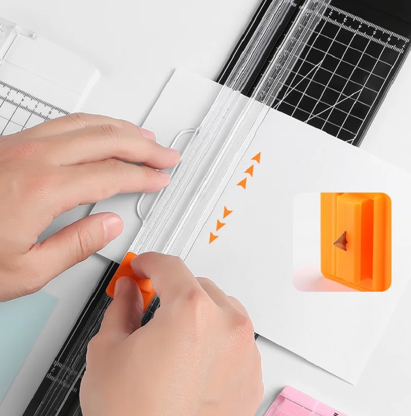 Портативная мини-бумага формата А4 искусственная линейка школьная офисная