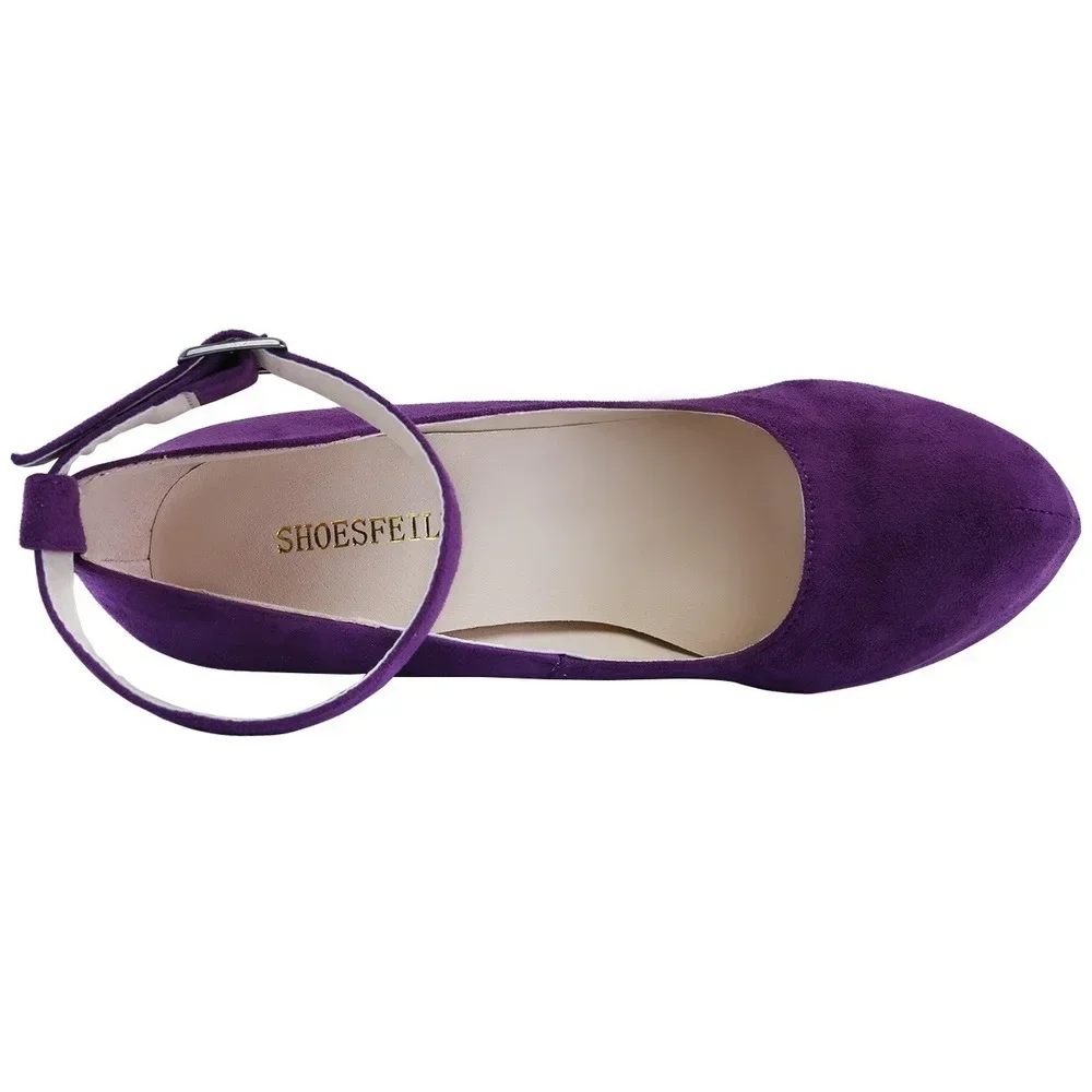 Туфли-лодочки унисекс высокий каблук 14 см цвет в ассортименте