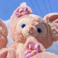 40cm disney star lina bell cute plush doll girl cute plush toy movable doll model kawaii pink fox plush doll girl pillow toygift