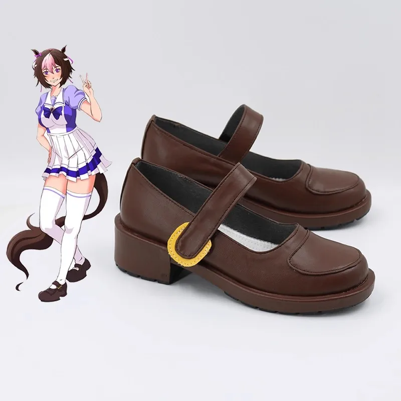 Фото Uma musume Pretty Derby Silence Suzuka Special Week Обувь для косплея Сапоги Игра Аниме Хэллоуин Костюм Реквизит На заказ №4