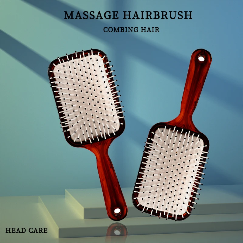 

high quality amber Oval Hair Detangling Air Cushion Brushes Hair Care For Women
