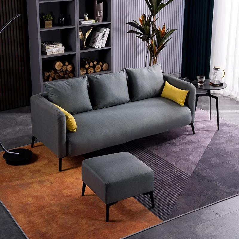 

Luxury Modern Living Room Sofas Floor Small Modular Outdoor Living Room Sofas Nordic Single Canape Salon Home Furniture SR50LS