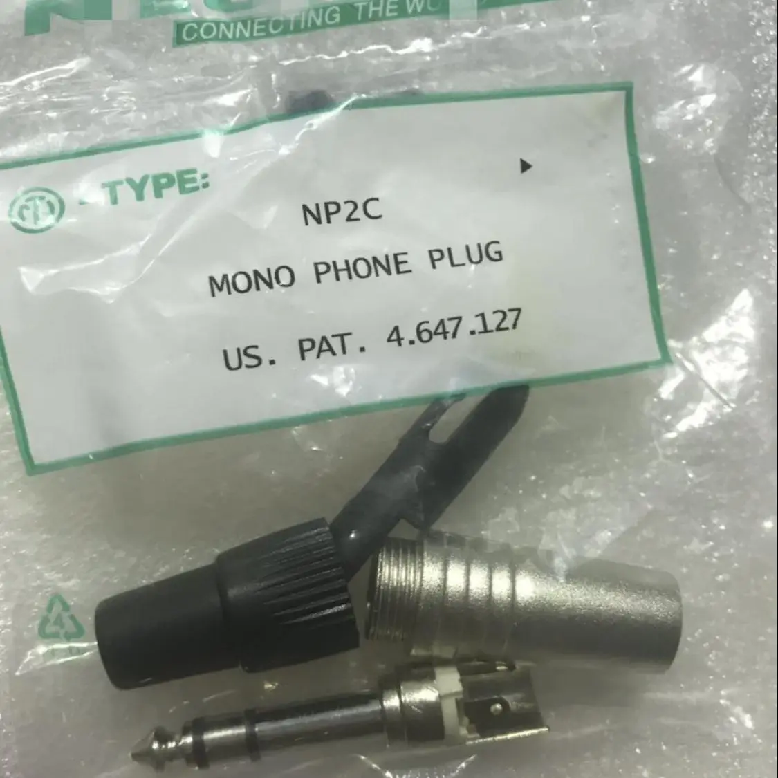 

15PCS 100%New For neutrik good work hi quality NP2C MONO PHONE PLUG 2 Pole 6.35 mm 6.5mm/6.3mm Mono Jack Plug for DIY Cable