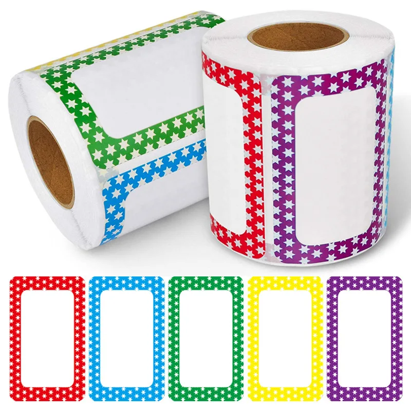 

Cartoon name label color label sticker sticker