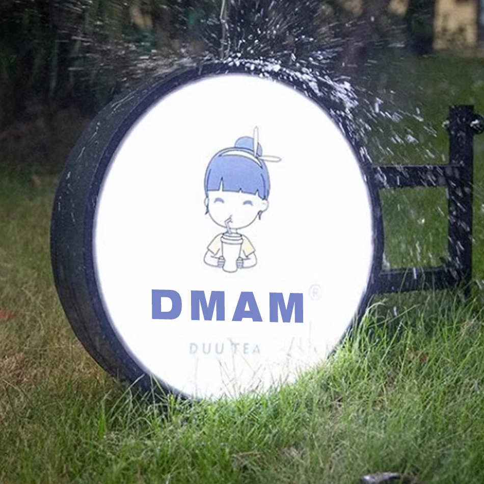 Пользовательский 3D светодиодный рекламный световой короб уличный