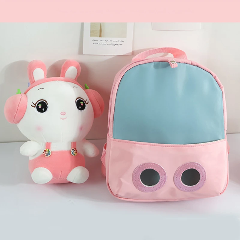 Kindergarten School Backpacks Cute Cartoon Plush Backpack Girls School Bags Early Education Baby Toddler Kids Children Schoolbag