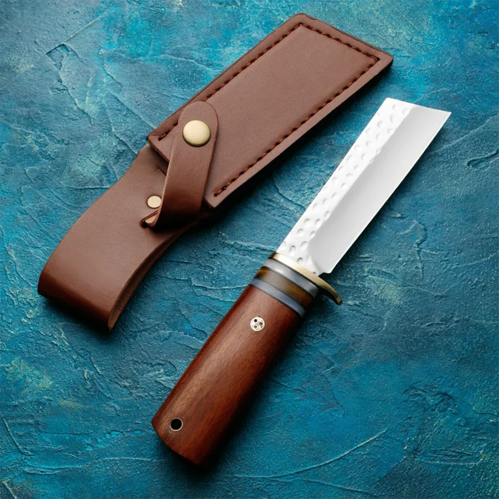 HUANGFU Высококачественный уличный нож с фиксированным лезвием и сталью 8cr13mov для