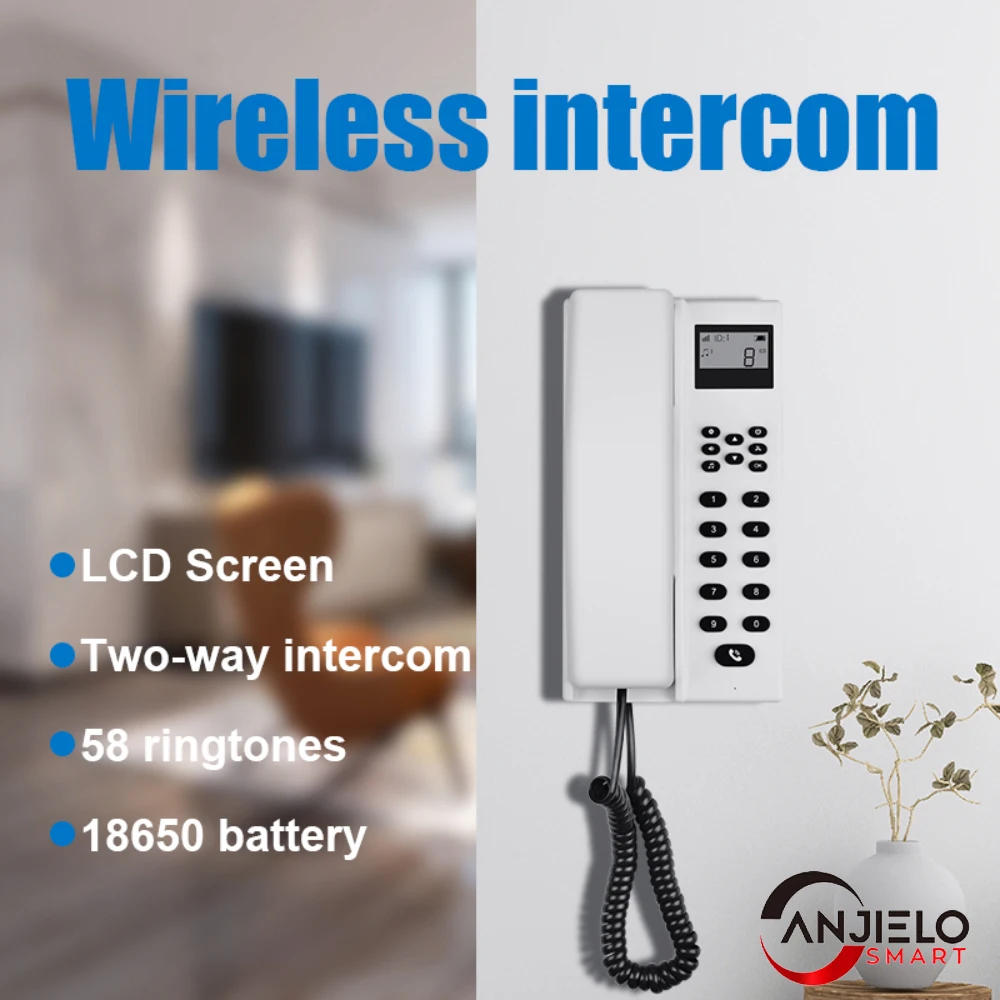 Беспроводной домофон 2 4 ГГц беспроводной голосовой складской квартира вилла