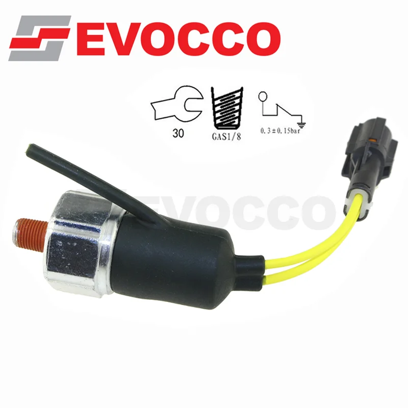 

Excavator Engine Oil Warning Pressure Switch Sensor For Isuzu 6BG1 4BG1 KOBELCO SK100-5 SK120-5 1-82410170-1 97749781