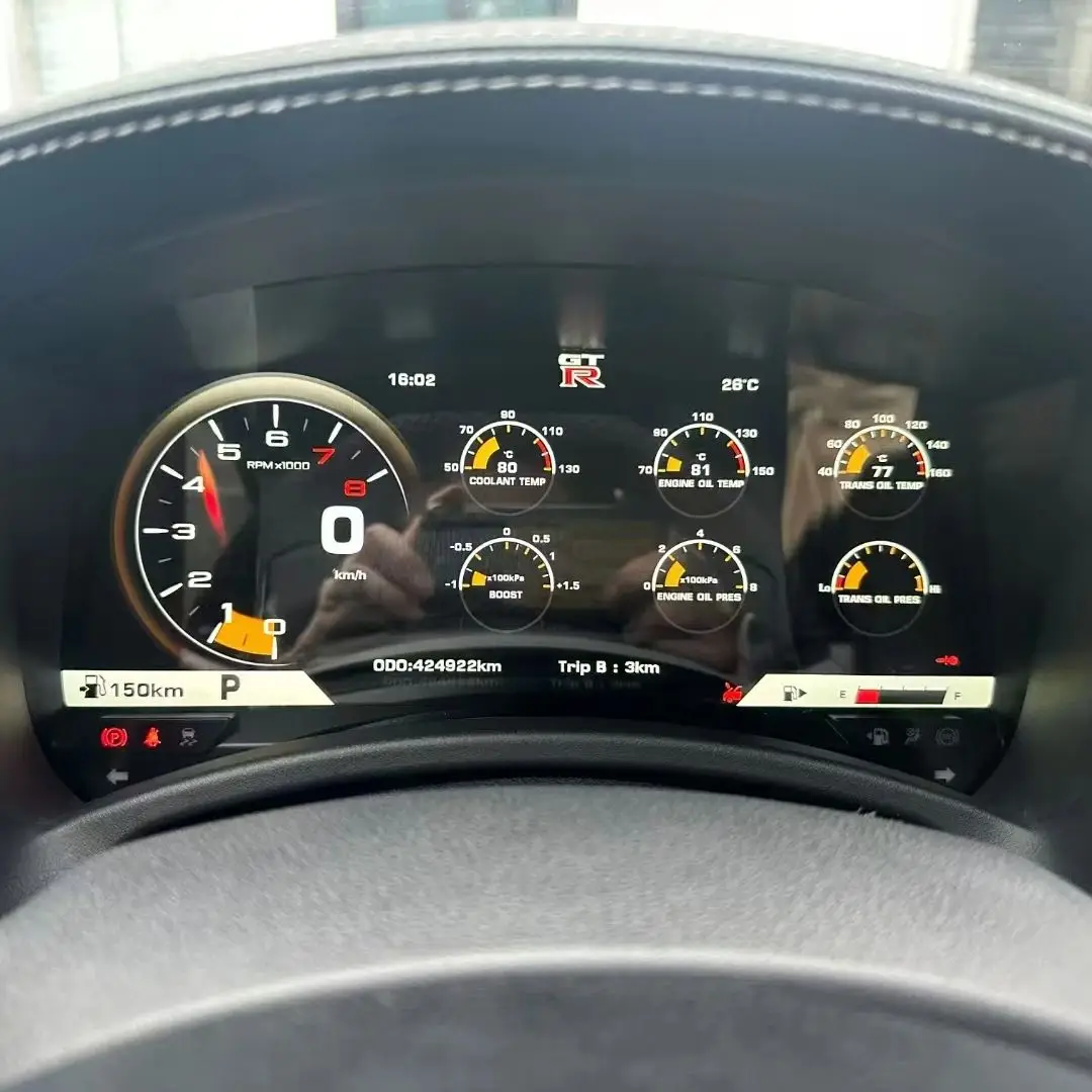 Фото Цифровая приборная панель 12,3 дюйма для Nissan GTR R35, автомобильный ЖК-спидометр, виртуальный кокпит №3