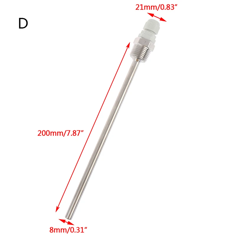 

Термогильзы PlumHOME из нержавеющей стали 1/2" NPT 50-200 мм