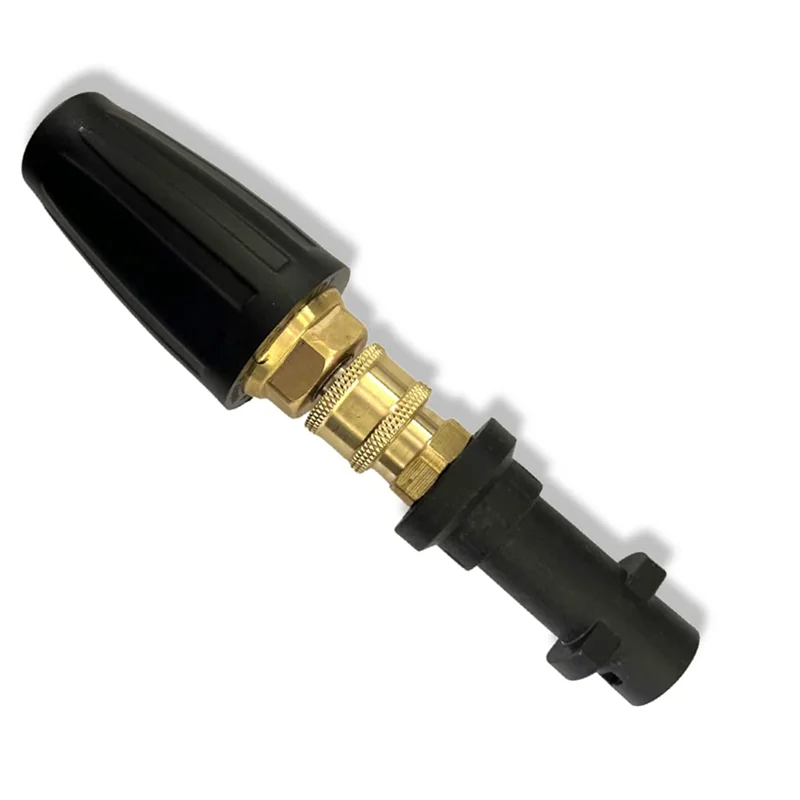 

Professional Mini Lance Rotor Nozzle Dirt Cutter Turbo Nozzle for Kar-Cher K2 to K5 with Bayonet Connection