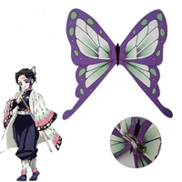 japanese anime demon slayer kimetsu no yaiba kochou shinobu cosplay butterfly headwear prop hairpin cosplay accessories props