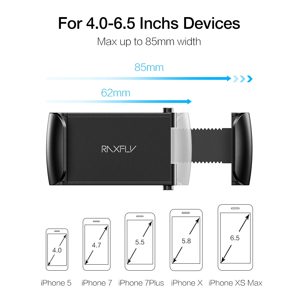 RAXFLY Mini Car Phone Holder For iPhone 14 13 12 Air Vent Mount Car Holder Adjustable Holders Universal For Mobile Phone Stand
