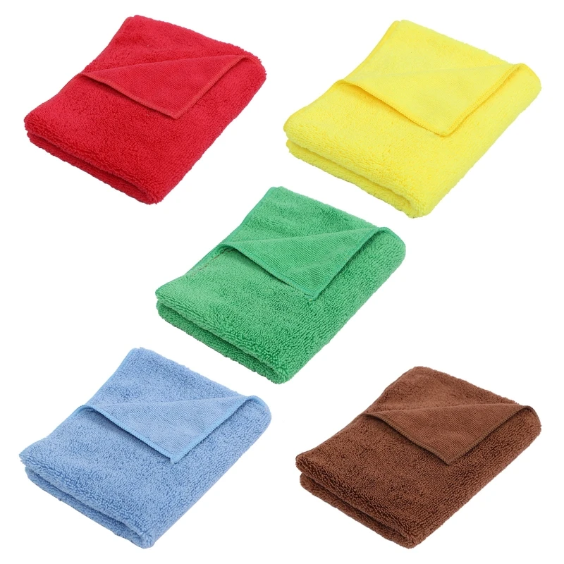 

Microfiber Cleaning Cloth Softer Highly Absorbent Lint Free Streak Free for House Kitchen Car Washing Drying Window Gift