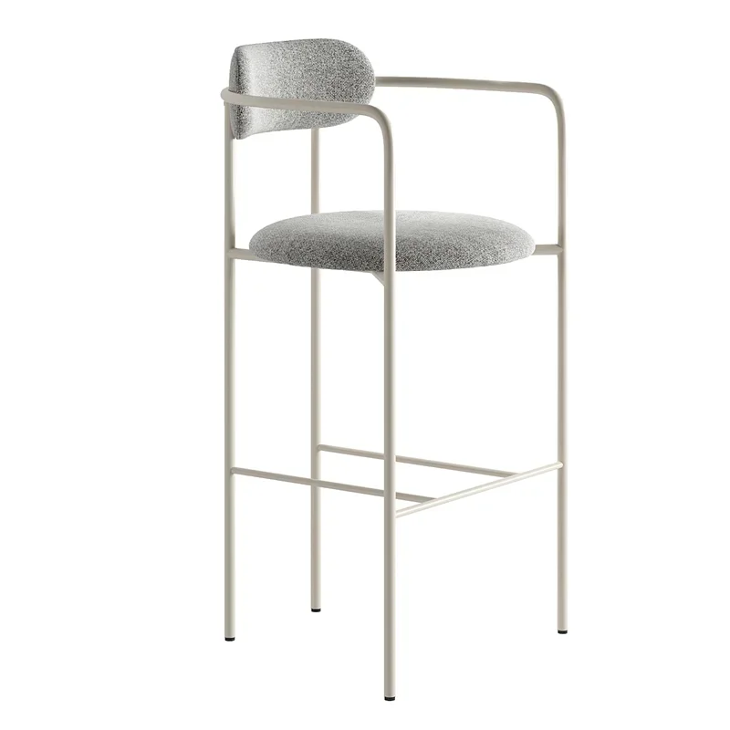 Скандинавский современный барный стул комфортный высокий кухонный стойка