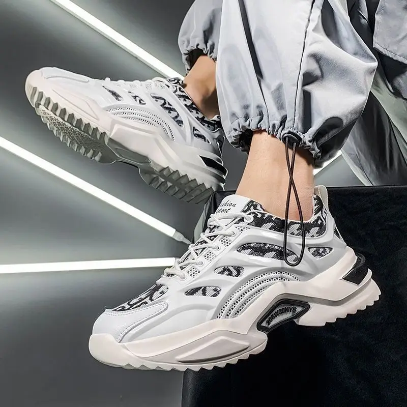 

Кроссовки мужские дышащие, спортивная обувь, классические, Повседневные высокие