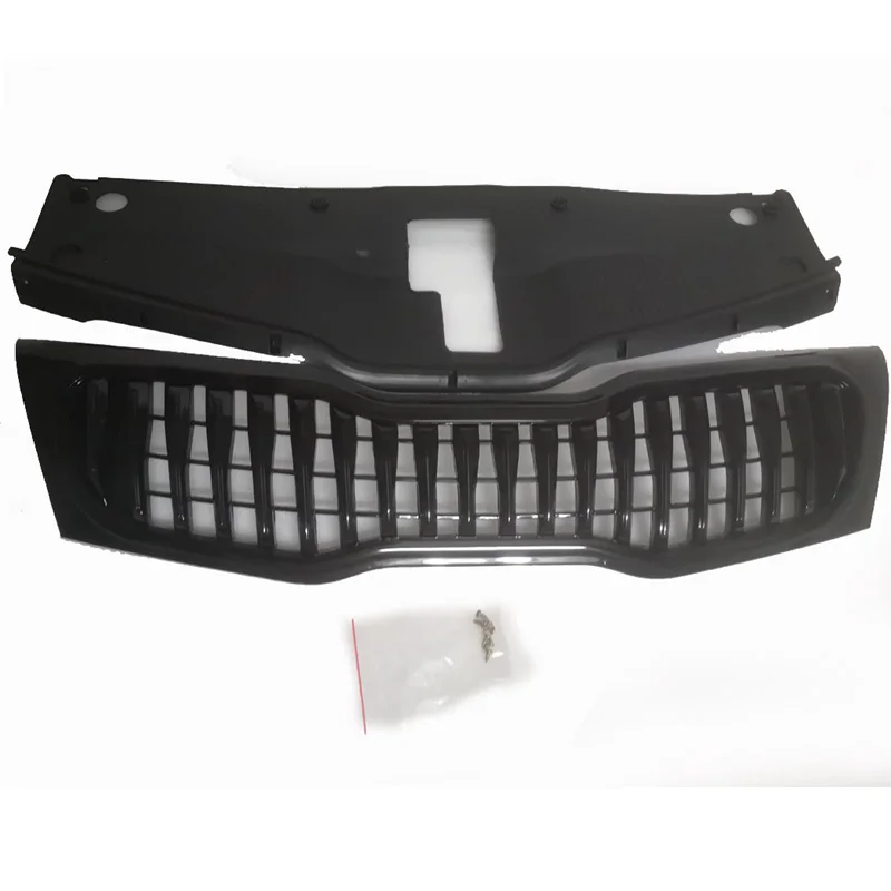 

Black Front Grille Around Trim Racing Grills Trim For Kia Rio K2 2011-2012
