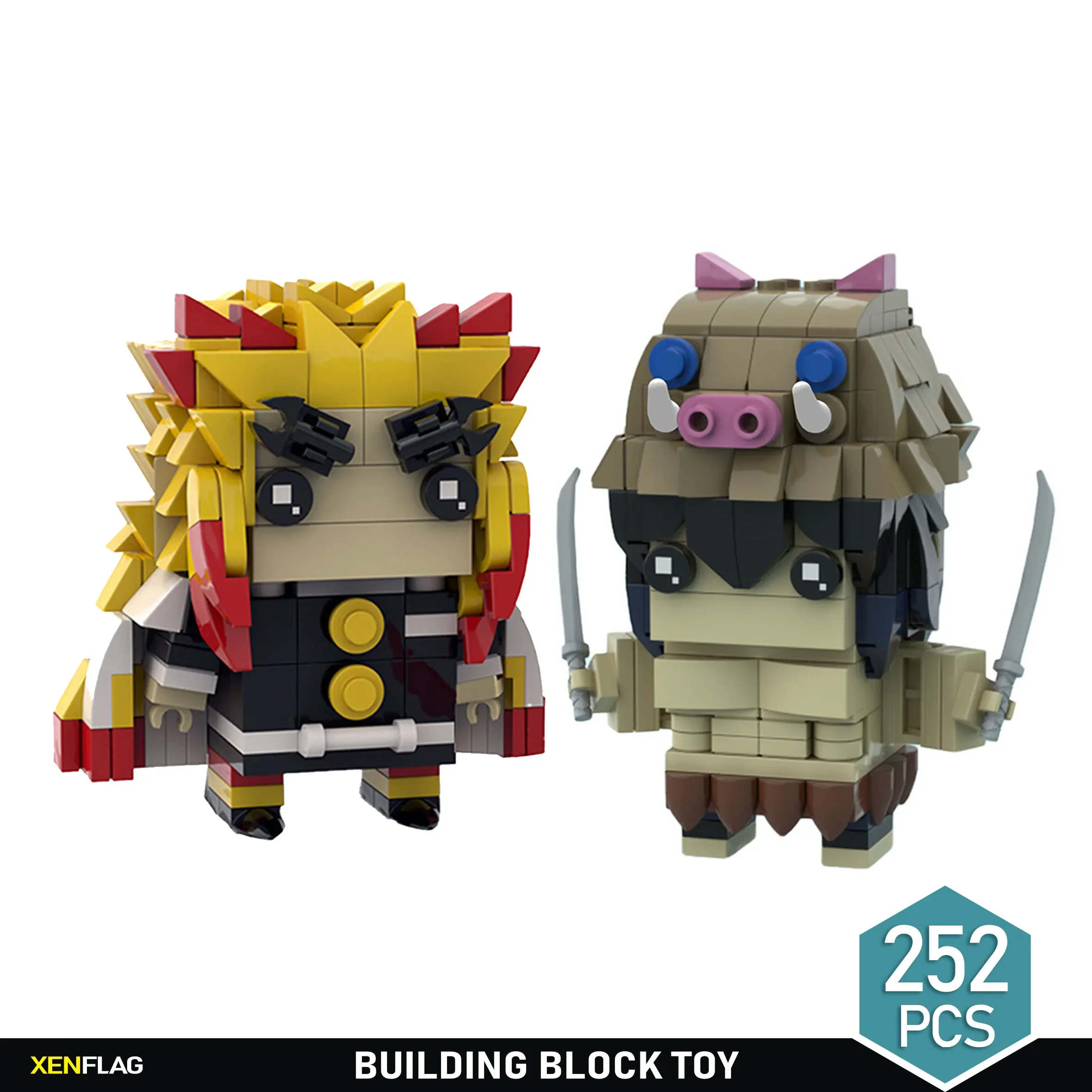 

TanjirouKyoujurou Building block children's DIY puzzle toy decoration model gift