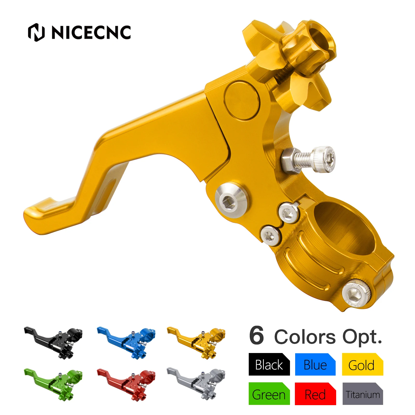 

NICECNC Short Stunt Clutch Lever For Suzuki RMZ250 RMZ450 RM250 RM125 RM85 DRZ400E DRZ400S DRZ400SM Honda Kawasaki Yamha Triumph