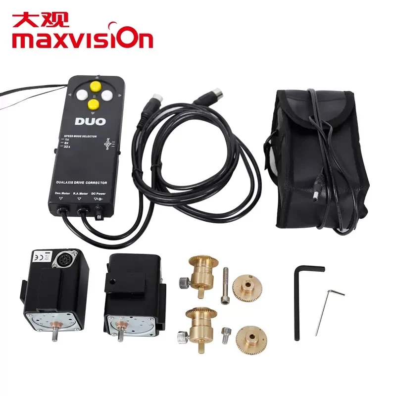 

Maxvision Dual Axis Motor Drive Kit for EXOS-2 Mount, RA, DEC