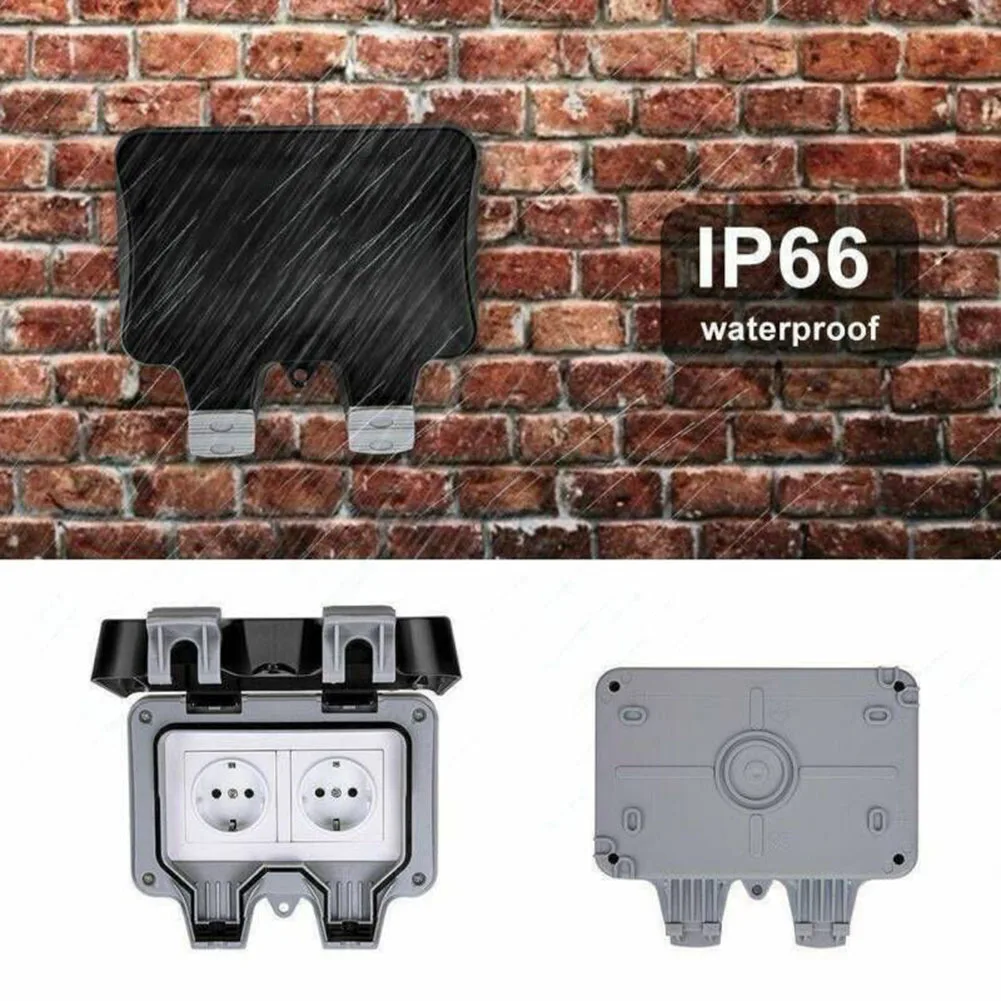 

Extension Adapter Switch Socket Outdoor Workshop 16.8x11x8CM/8.6x8.6x3.5cm 220-250V Flush-Mounted Surface-Mounted
