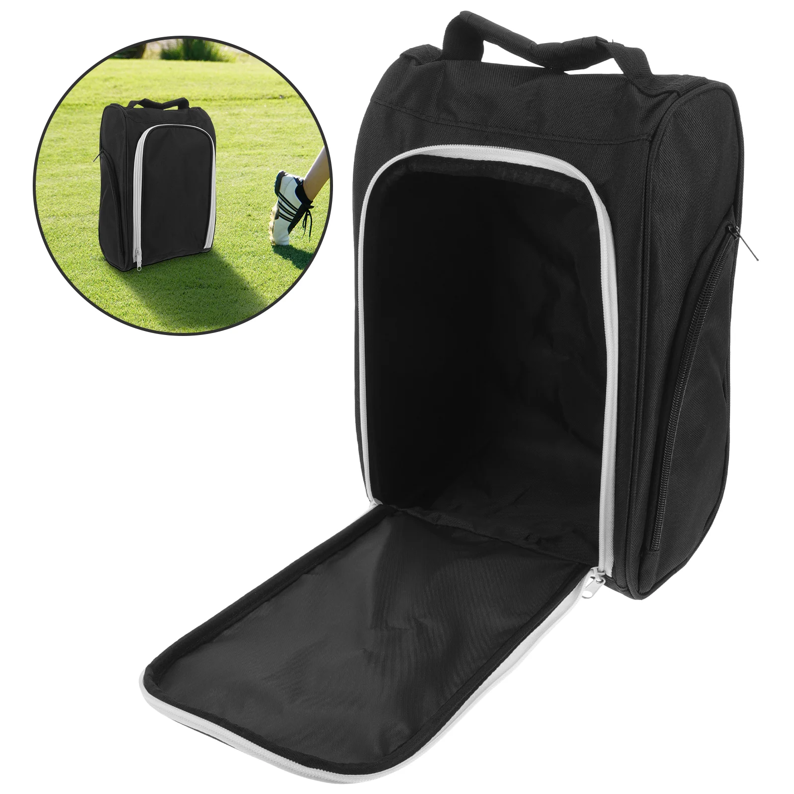 

Shoe Storage Bag Golfs Shoes Container Bags Travel Zipper Sneaker Men Cloth Golfing Holder