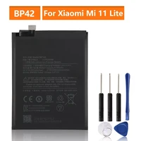 replacement battery for xiaomi mi 11 lite bp42 rechargeable phone battery 4250mah with tools