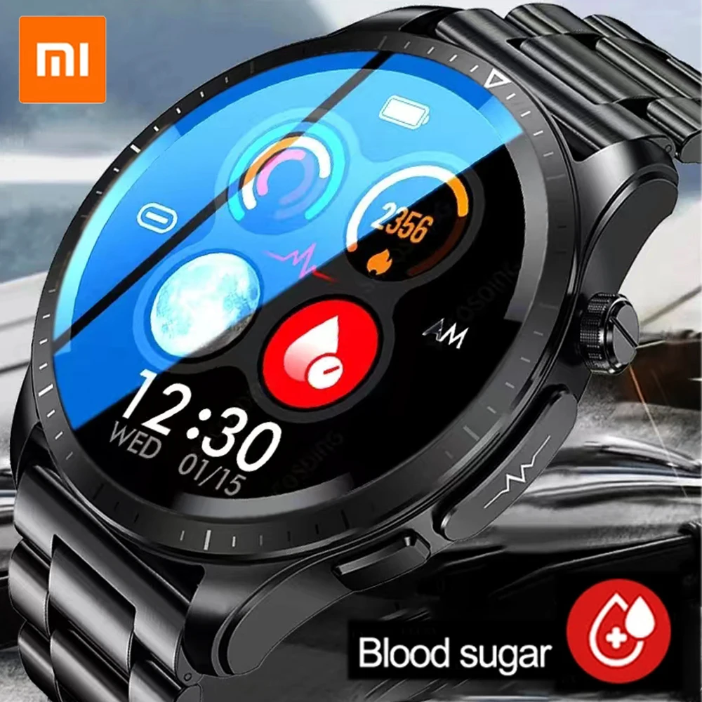 

Смарт-часы Xiaomi с функцией измерения уровня сахара в крови, с экраном 1,39 дюйма