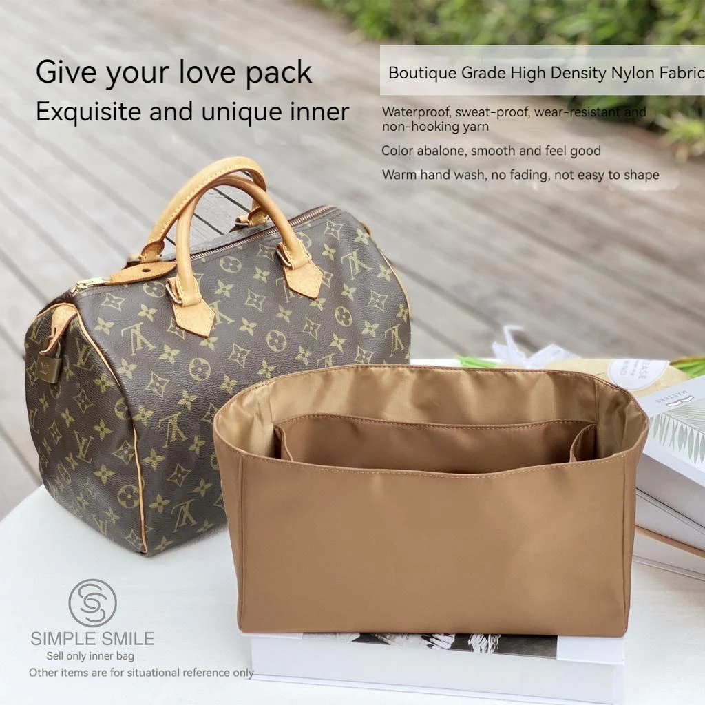 For LV Speedy Nano 20 25 30 35 Neverfull Purse Organizer Tote Handbag Portable Shape Insert Bag Parts Accessories