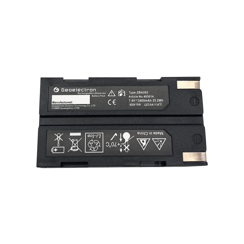 4 шт. ZBA203 ZBA202 аккумулятор для GEOMAX Zenith10 20 GNSS 7 В 3400 мАч 25 2 Втч