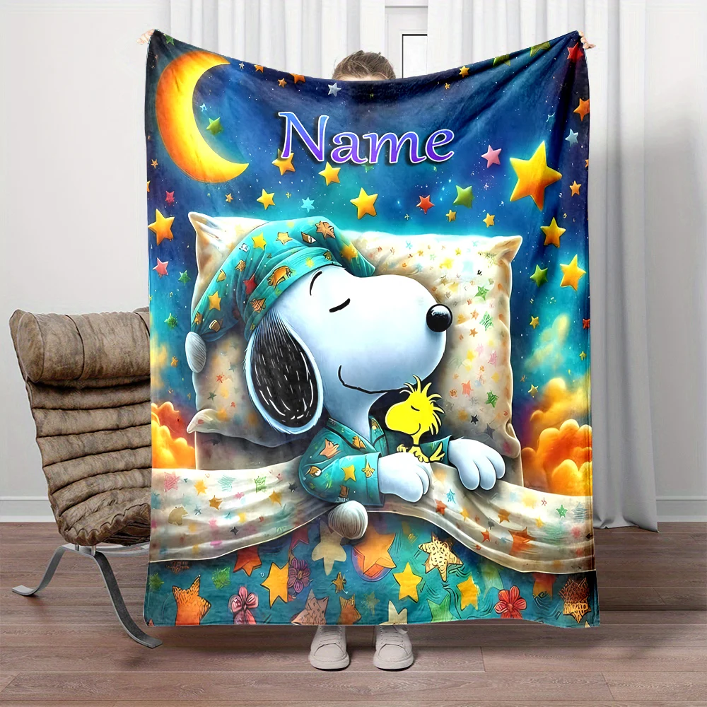 Персонализированное одеяло с индивидуальным именем милые детские теплые мягкие