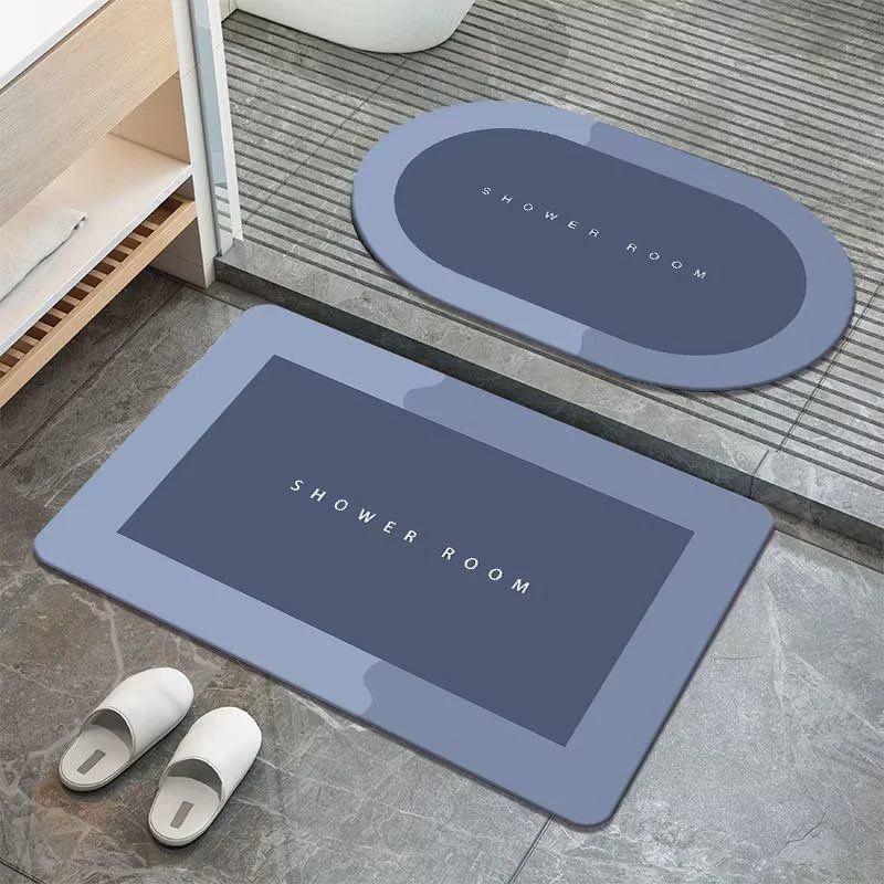 

Противоскользящий ковер для ванной комнаты, простой напольный ковер для кухни, входа в ванну, мягкие боковые детали, домашний декор
