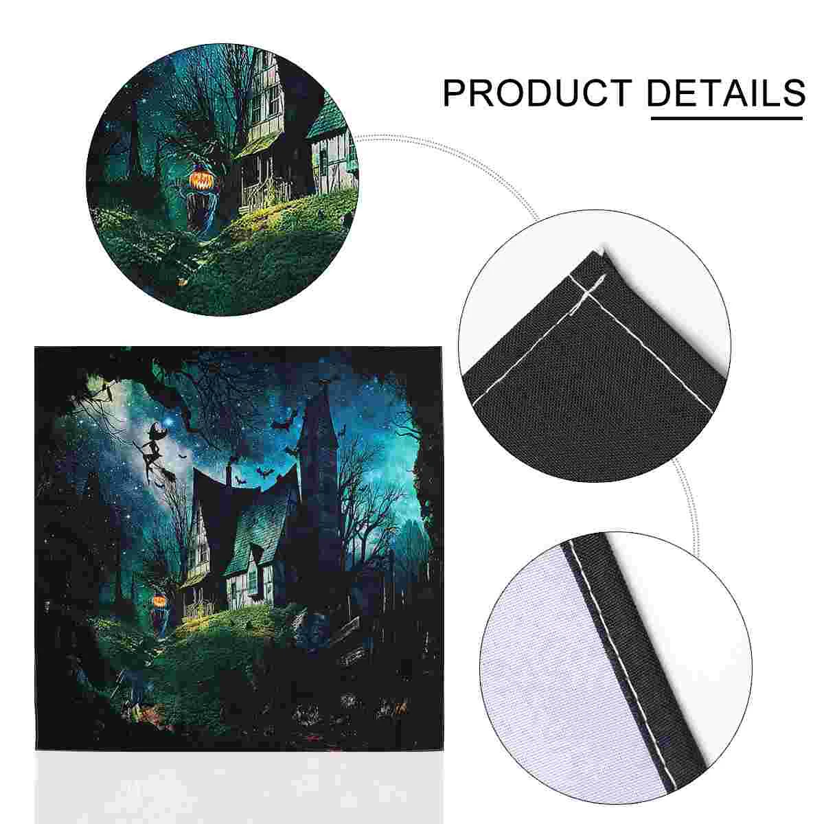 

1pc Scary Decorative Printing Table Cloth Cover for