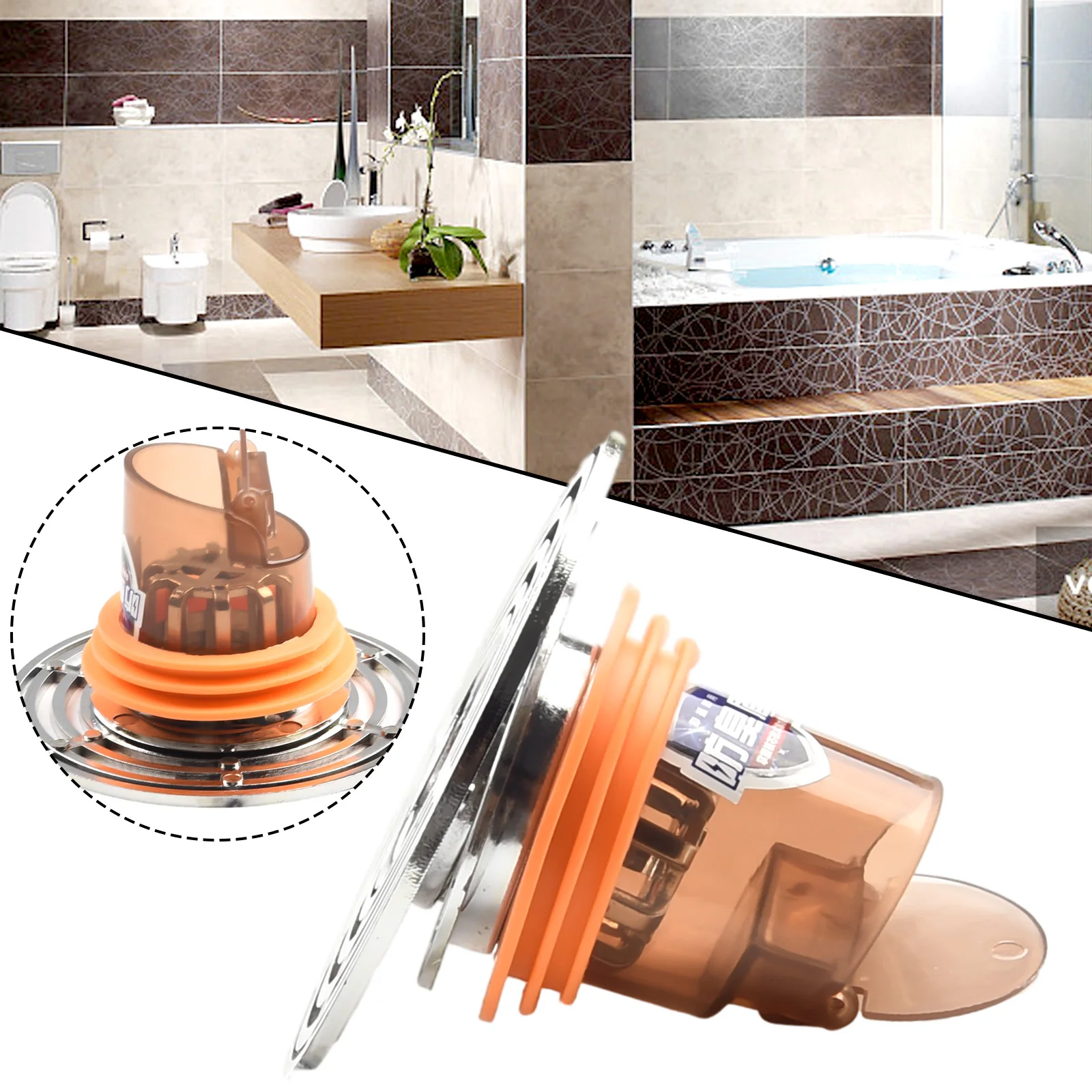 

Floor Drain Core Shower Floor Strainer Cover Toilet Sewer Anti-odor Plug Anti-insect Sewer Anti-clogging Sealed Bathroom Toilet