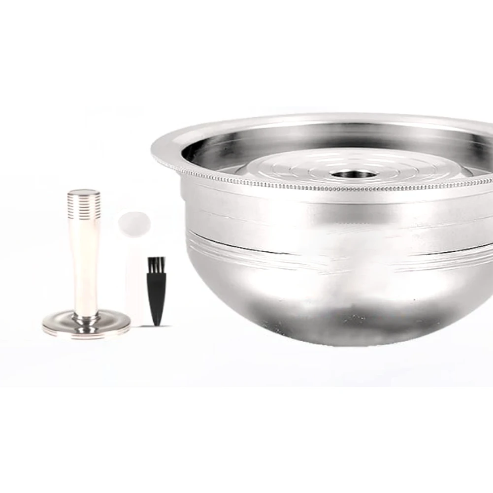 

Reusable Coffee Capsule Pod for Nespresso Vertuoline GCA1 & Delonghi ENV135 Stainless Steel Refillable Filters Dosing B