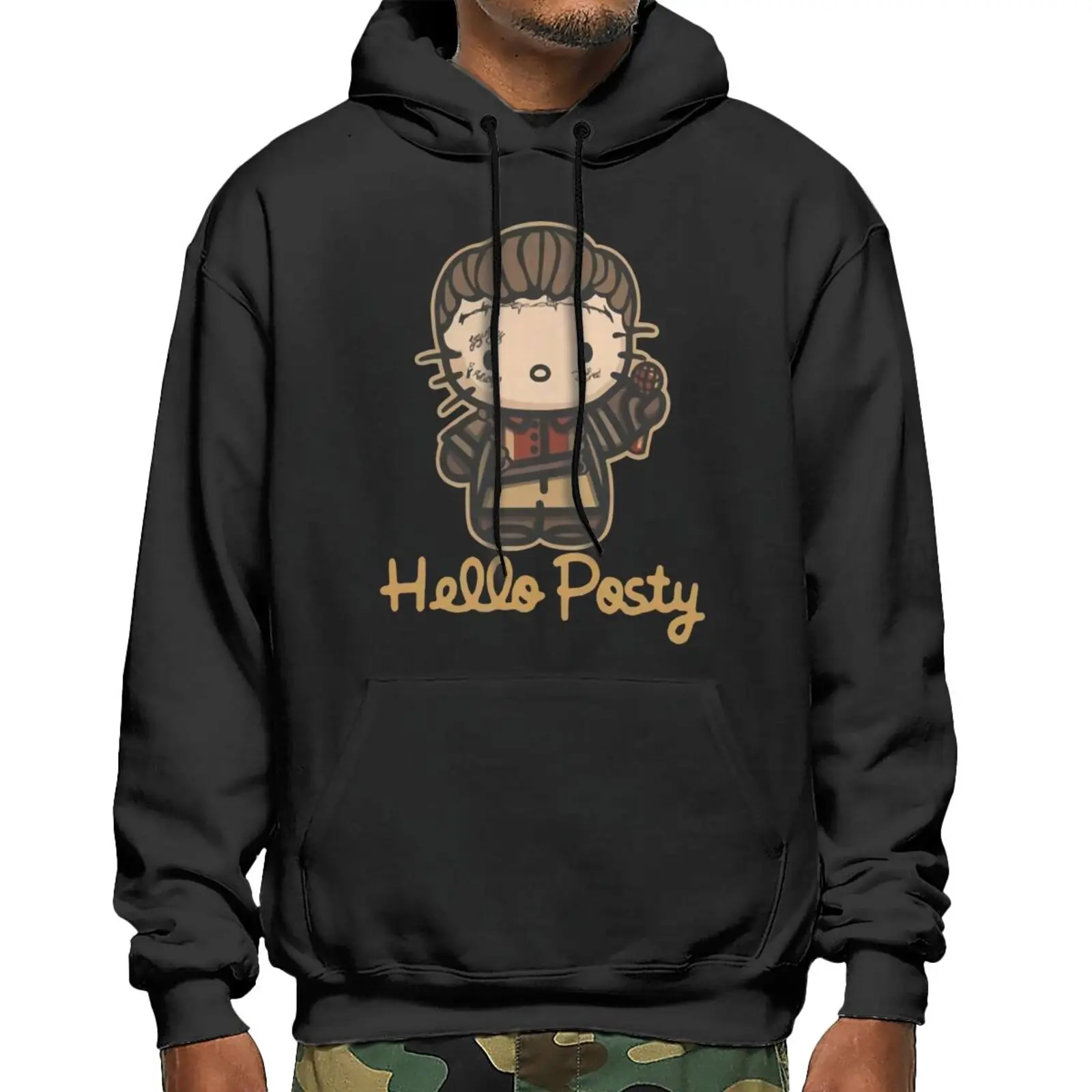 

Post Malone Hello Posty For Hoodies Men's Coat Men's Hoodie Sweatshirt Sweatshirt Woman Hoodies Streetwear Men Men Sweetshirts