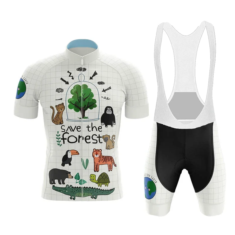 Новинка забавный комплект из Джерси для велоспорта летняя одежда с коротким