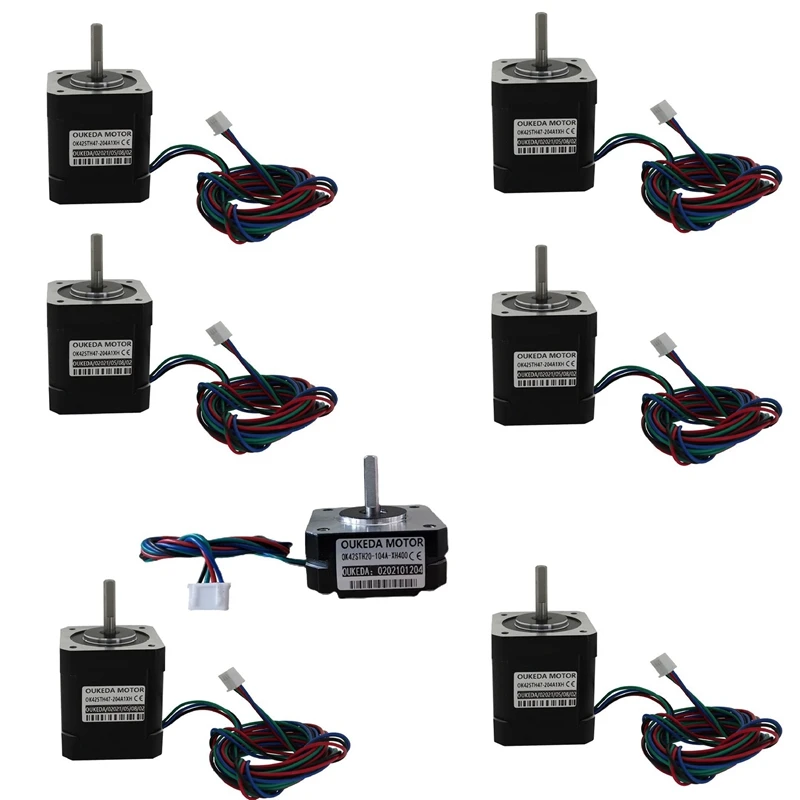 

For Voron Afterburner 3D Printer Stepper Motor Kit Voron 2.4, OK42STH47-204A1XH, OK42STH20-104A-XH400, XH2.54 Port