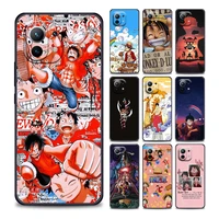 japan anime one piece luffy phone case for xiaomi mi 11i 11 11x 11t poco x3 nfc m3 pro f3 gt m4 soft silicone cases fudnas capa