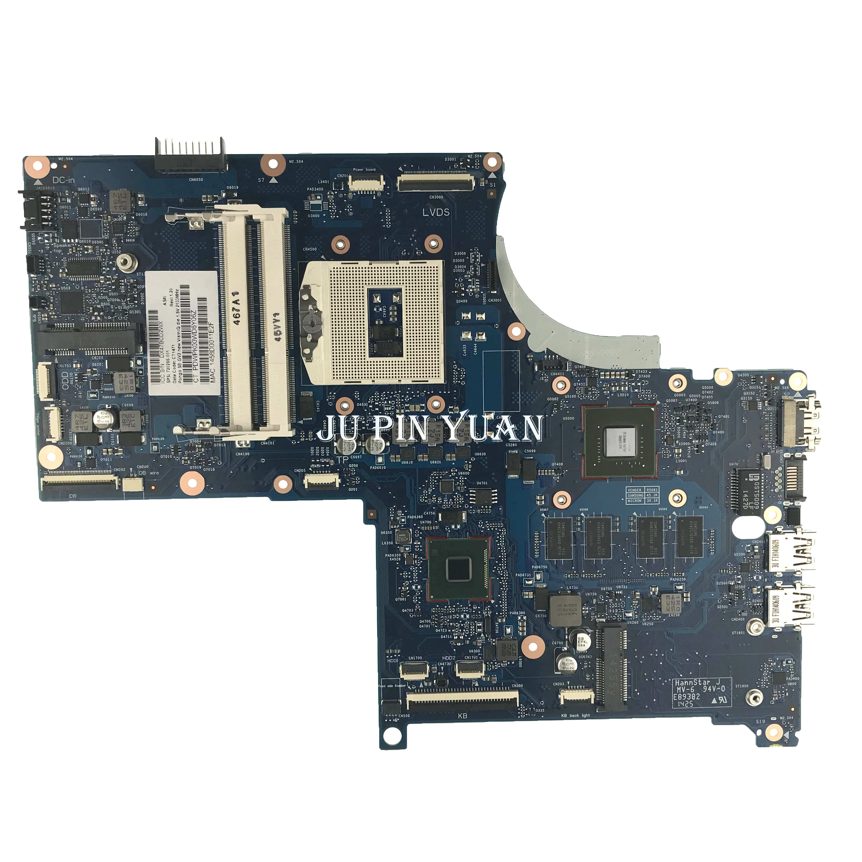 Рисунок 2 - Материнская плата ноутбука 720266-501