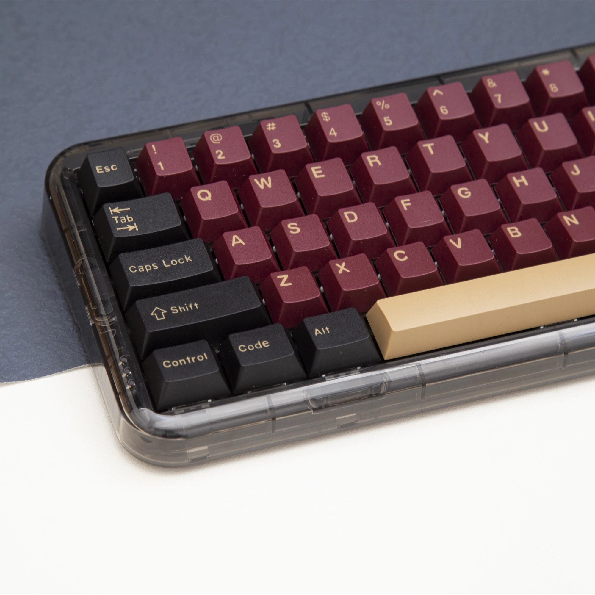 

GMK Keycap Clone Red Samurai Cherry Profile Double Shot Keycaps for Mx Switch Gaming Mechanicla Keyboard Jelly 75 Poker 87 Tkl