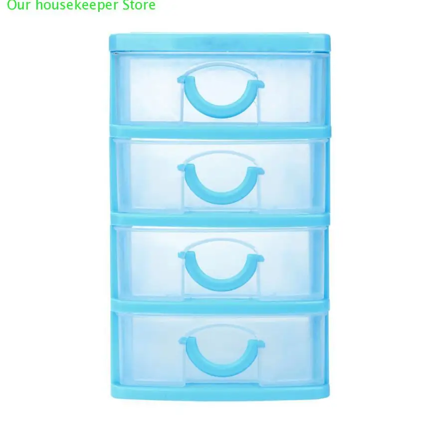 

Durable Plastic Storage Case Box Mini Desktop Drawer Sundries Case Small Objects with Drawers Cosmetic Organizer Cases and Box